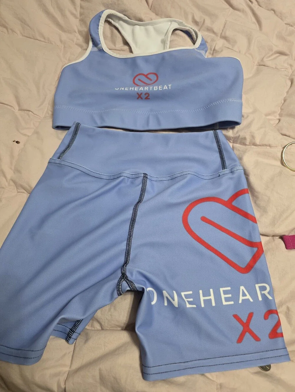 Brand new sports bra in shorts